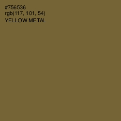#756536 - Yellow Metal Color Image